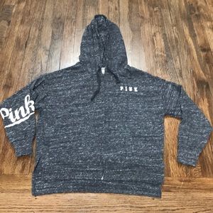 Victoria Secret pink zip up hoodie